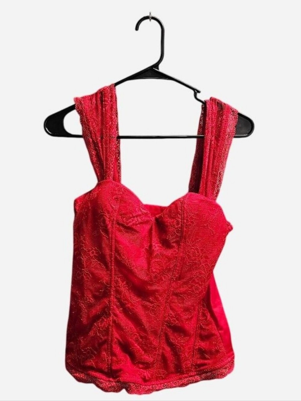 Spirit Red Lace Bustier Camisole